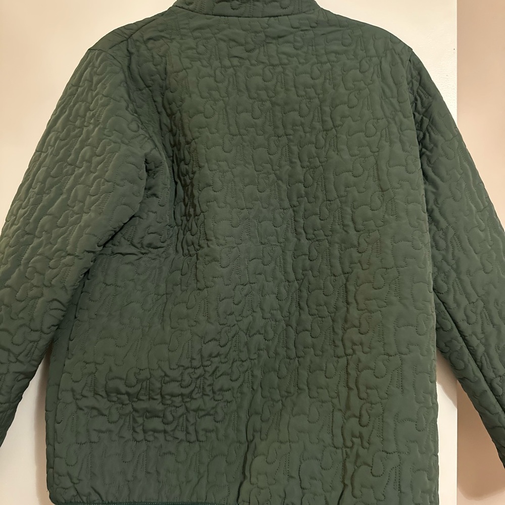Puffer & Love Women's Green Quilted Jacket - Picture 4 of 5